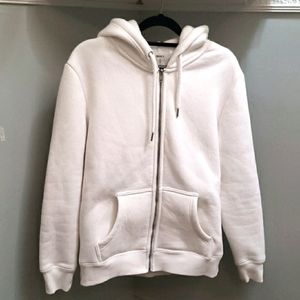 Forever 21 fleece lined zip up hoodie Size L
